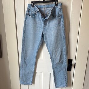 Levi’s 501 Big E Repro Light Bleach Drift 30x32